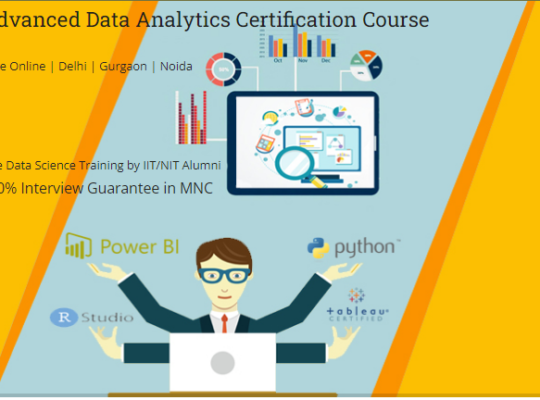 Data Analyst Course in Delhi, 110005.Certification