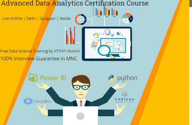 Data Analyst Course in Delhi, 110005.Certification